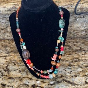 Multi stone necklace